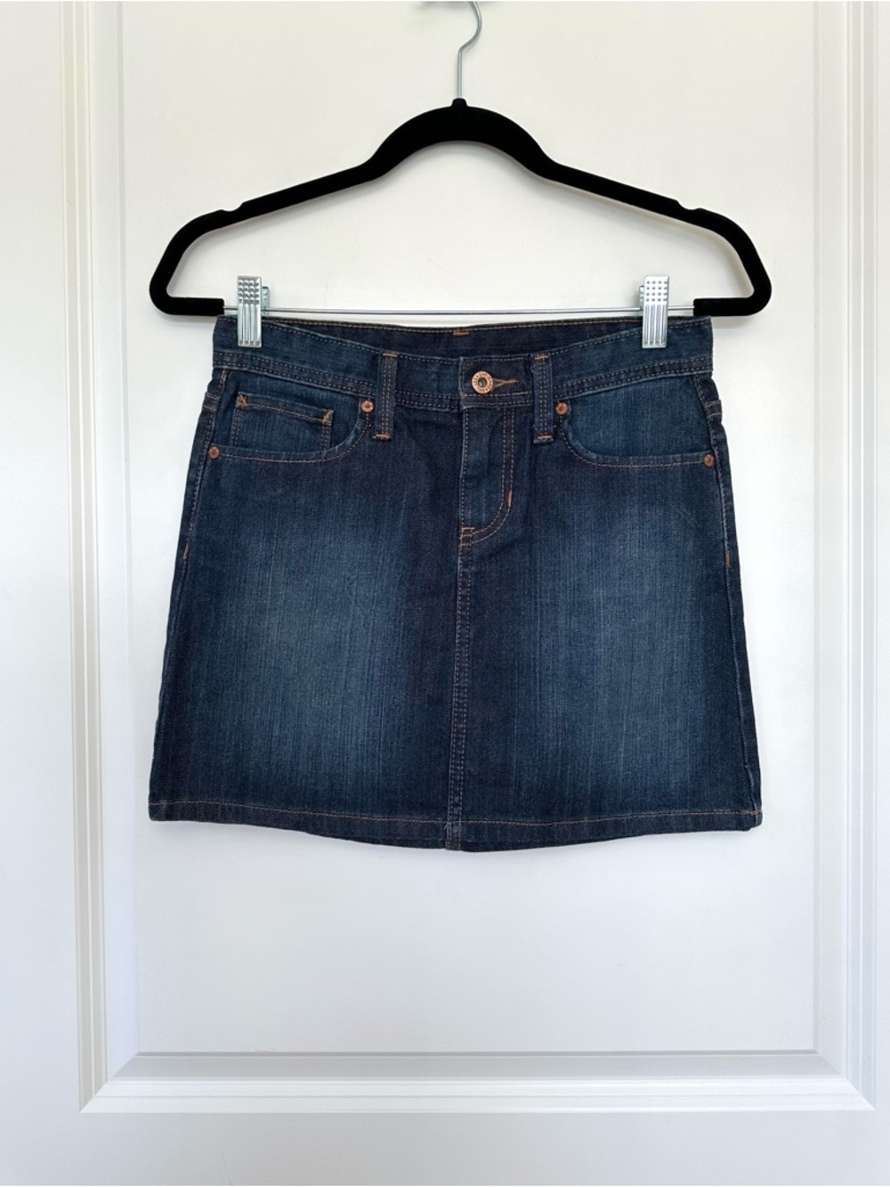 Vintage 2007 Gap Factory Denim Mini Skirt